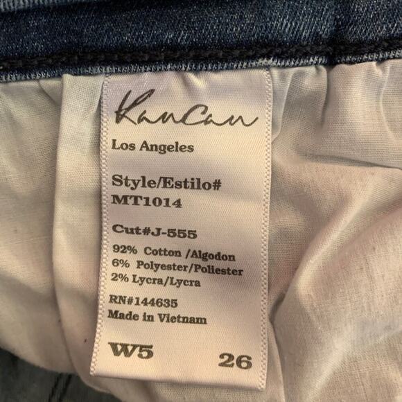 KANCAN Women’s Estilo Style MT1014 Distressed Jeans / Size: W5 Waist 26 - Picture 5 of 13